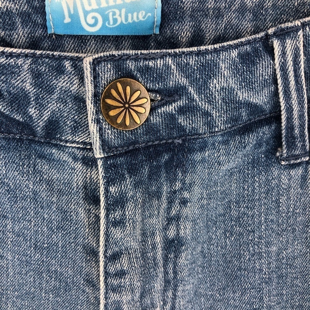 Show Me Your Mumu Miramar Jeans Womens 31 High Rise Tassel Boho Indie Stretch - Picture 5 of 13